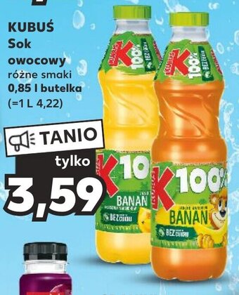 Kaufland KUBUŚ Sok Owocowy 0,85 I oferta