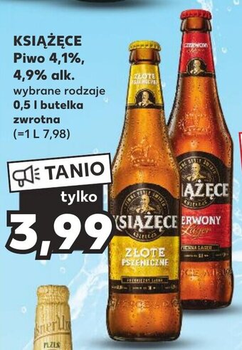 Kaufland KSIĄŻĘCE Piwo 4,1%, 4,9% alk. 0,5 l oferta
