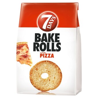 Carrefour Express 7 days bake rolls chrupki chlebowe o smaku pizzy 150 g oferta