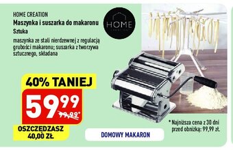 ALDI Maszynka i suszarka do makaronu oferta