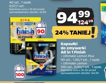 Netto Kapsułki do zmywarki all in 1 finish oferta