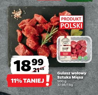 Netto Gulasz wołowy sztuka mięsa oferta