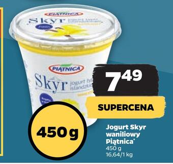 Netto Jogurt skyr waniliowy piątnica oferta