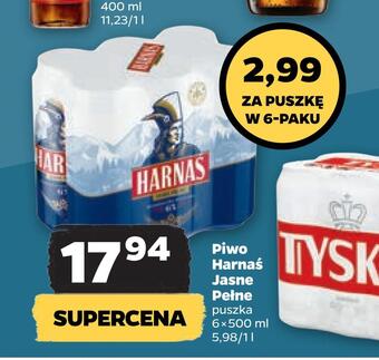 Netto Piwo harnaś jasne pełne oferta