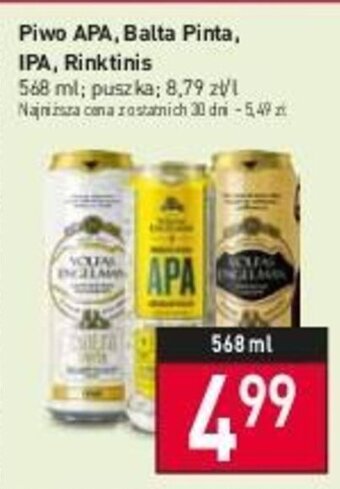 Stokrotka Piwo APA, Balta Pinta, IPA, Rinktinis 568 ml oferta