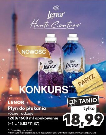 Kaufland LENOR Płyn do płukania 1200/1600ml oferta