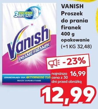 Kaufland VANISH Proszek do prania firanek 400 g oferta