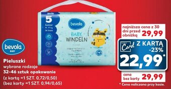 Kaufland Bevola Pieluszki 32-46szt oferta