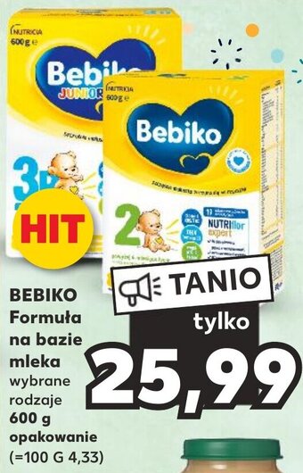 Kaufland BEBIKO Formuła na bazie mleka 600g oferta