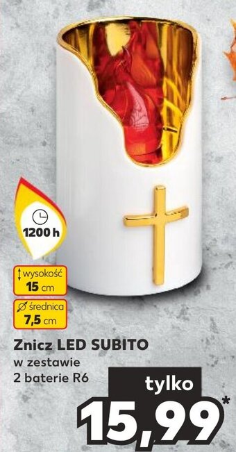 Kaufland Znicz LED SUBITO oferta