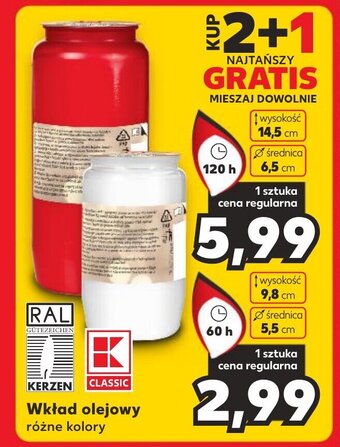 Kaufland Wkład olejowy 120h oferta