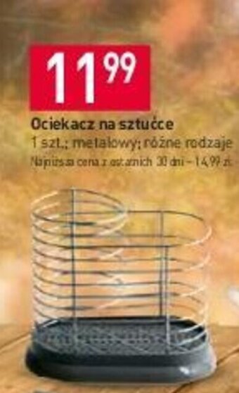 Ociekacz na sztućce