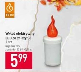 Stokrotka Wkład elektryczny LED do zniczy S5 1szt. oferta