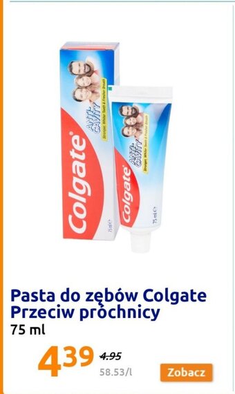 Action Pasta do zębów Colgate Przeciw próchnicy 75ml oferta