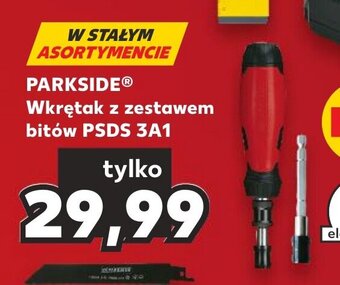 Kaufland PARKSIDE Wkrętak z zestawem bitów PSDS 3A1 oferta
