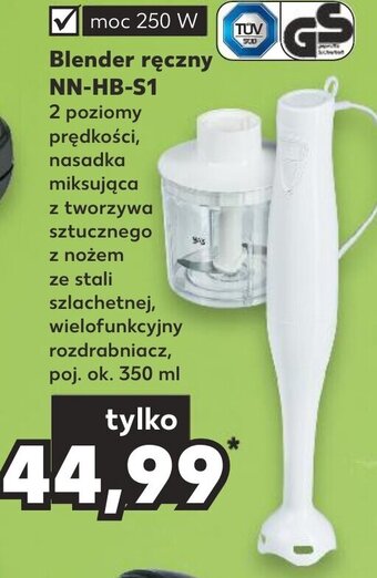 Kaufland Blender ręczny NN-HB-S1 oferta