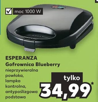 Kaufland ESPERANZA Gofrownica Blueberry oferta