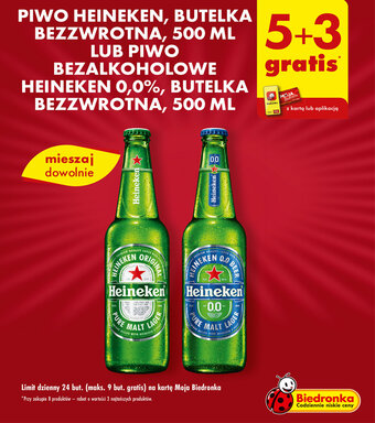 Biedronka PIWO HEINEKEN/ BEZALKOHOLOWE oferta