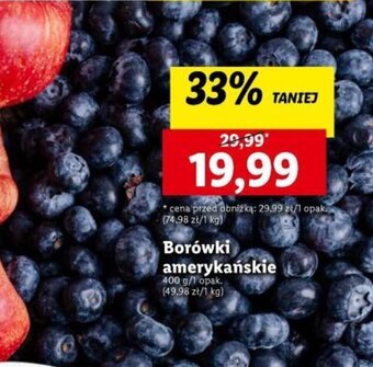 Lidl Borówki amerykańskie 400 g oferta