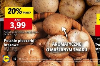 Lidl Polskie pieczarki brązowe 500 g oferta