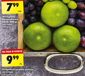 Biedronka Grapefruit sweetie zielony 1 kg oferta