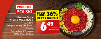 Tatar wołowy Kraina Mięs, 200 g