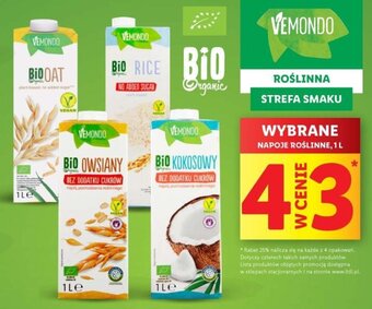 Lidl VEMONDO WYBRANE NAPOJE ROŚLINNE, 1 L oferta