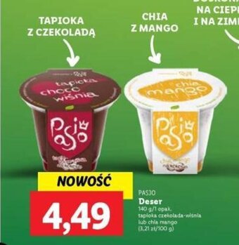 Lidl PASJO Deser 140 g oferta