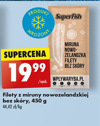 Biedronka Filety z miruny nowozelandzkiej bez skóry, 450 g oferta