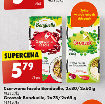 Biedronka Groszek Bonduelle, 2x75/65 g oferta