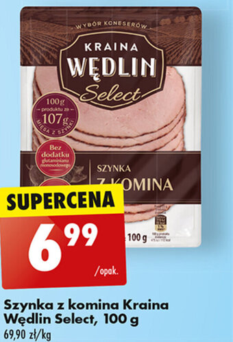 Biedronka Szynka z komina Kraina Wędlin Select, 100 g oferta