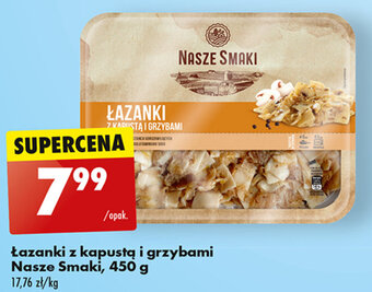 Biedronka Łazanki z kapustą i grzybami Nasze Smaki, 450 g oferta