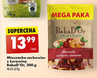 Biedronka Mieszanka nerkowiec z żurawiną Baka D'Or, 300 g oferta