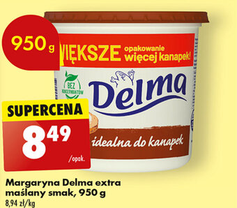 Margaryna Delma extra maślany smak, 950 g