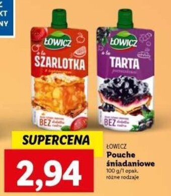 Lidl ŁOWICZ Pouche śniadaniowe 100g oferta