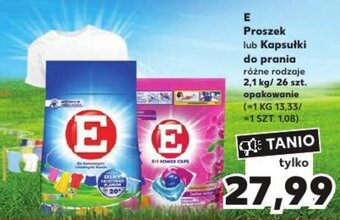 Kaufland E Proszek lub Kapsułki do prania 2,1 kg/26 szt. oferta