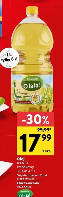 Intermarche Olej rzepakowy oferta