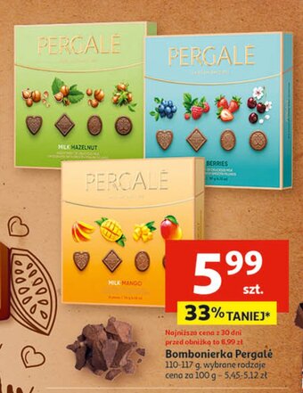 Auchan Praliny z nadzieniem owocowym oferta