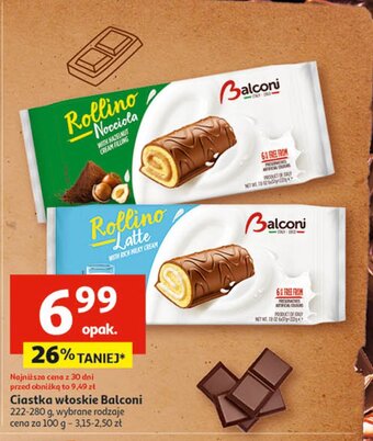 Auchan Rolada mleczna oferta