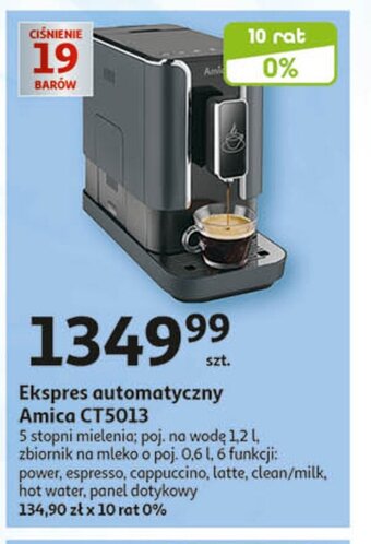 Auchan Ekspres ciśnieniowy ct 5013 oferta