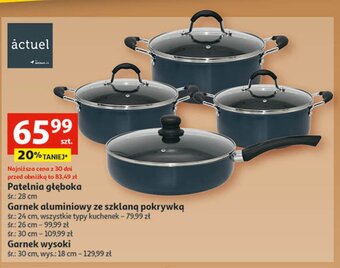 Auchan Garnek wysoki 30 cm oferta