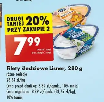 Lidl Śledź atlantycki w sosie jogurtowym oferta