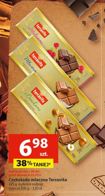 Auchan Czekolada mleczna z orzechami oferta