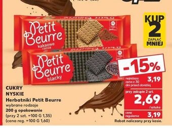 Kaufland Herbatniki petit beurre kakaowe oferta