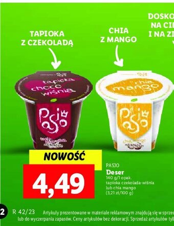 Lidl Pudding z mango oferta