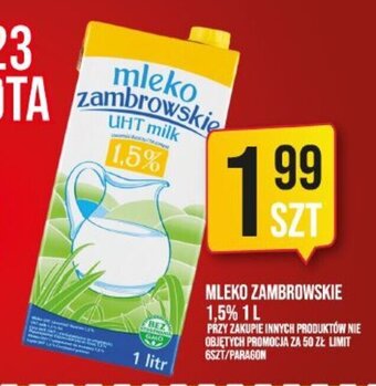 Market Jan MLEKO ZAMBROWSKIE 1,5% 1L oferta