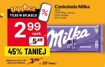 Delikatesy Centrum Czekolada Milka 100g oferta