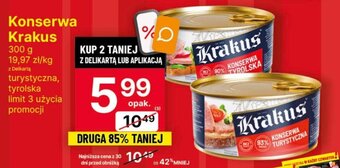Delikatesy Centrum Konserwa Krakus 300g oferta