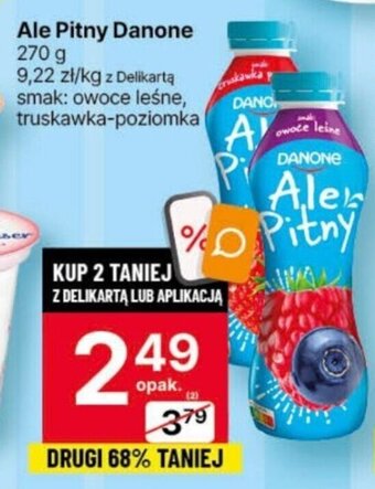 Delikatesy Centrum Ale Pitny Danone 270 g oferta