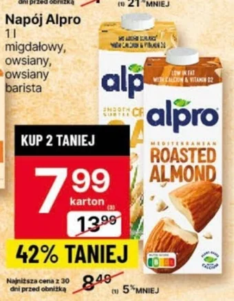 Delikatesy Centrum Napój Alpro 1l oferta